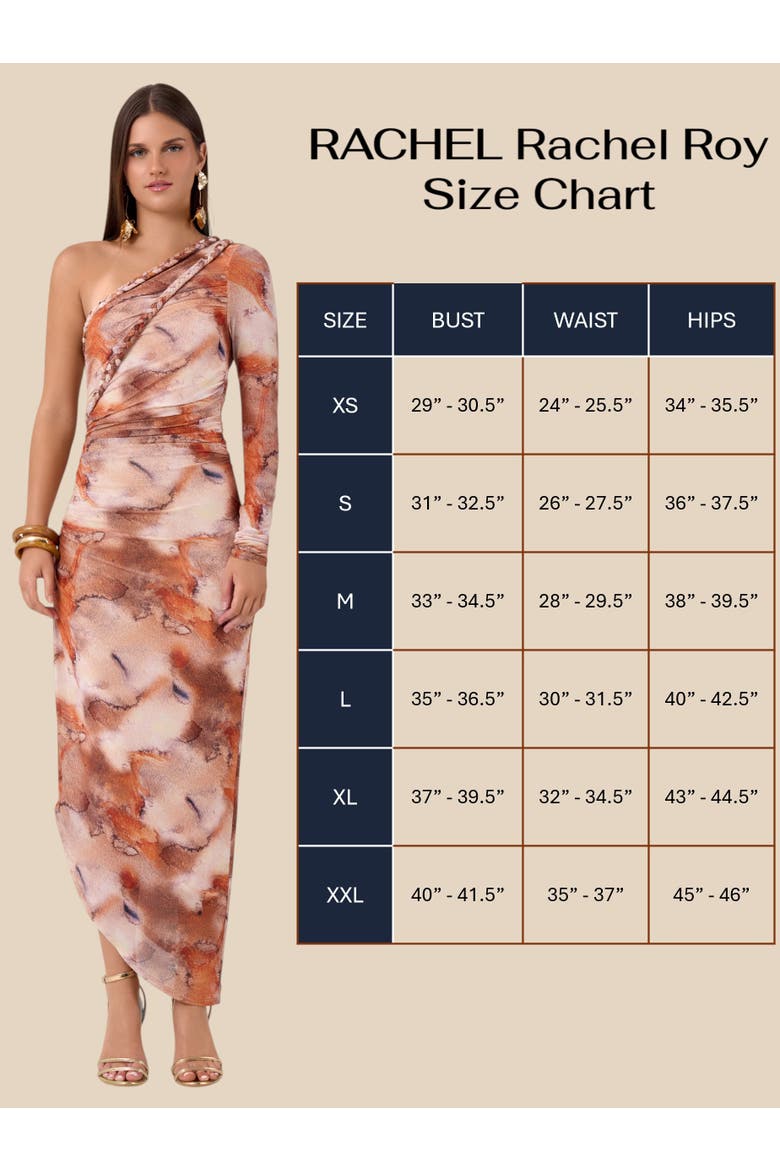 Noa One-Shoulder Midi Dress, Alternate, color, Spiced Marble