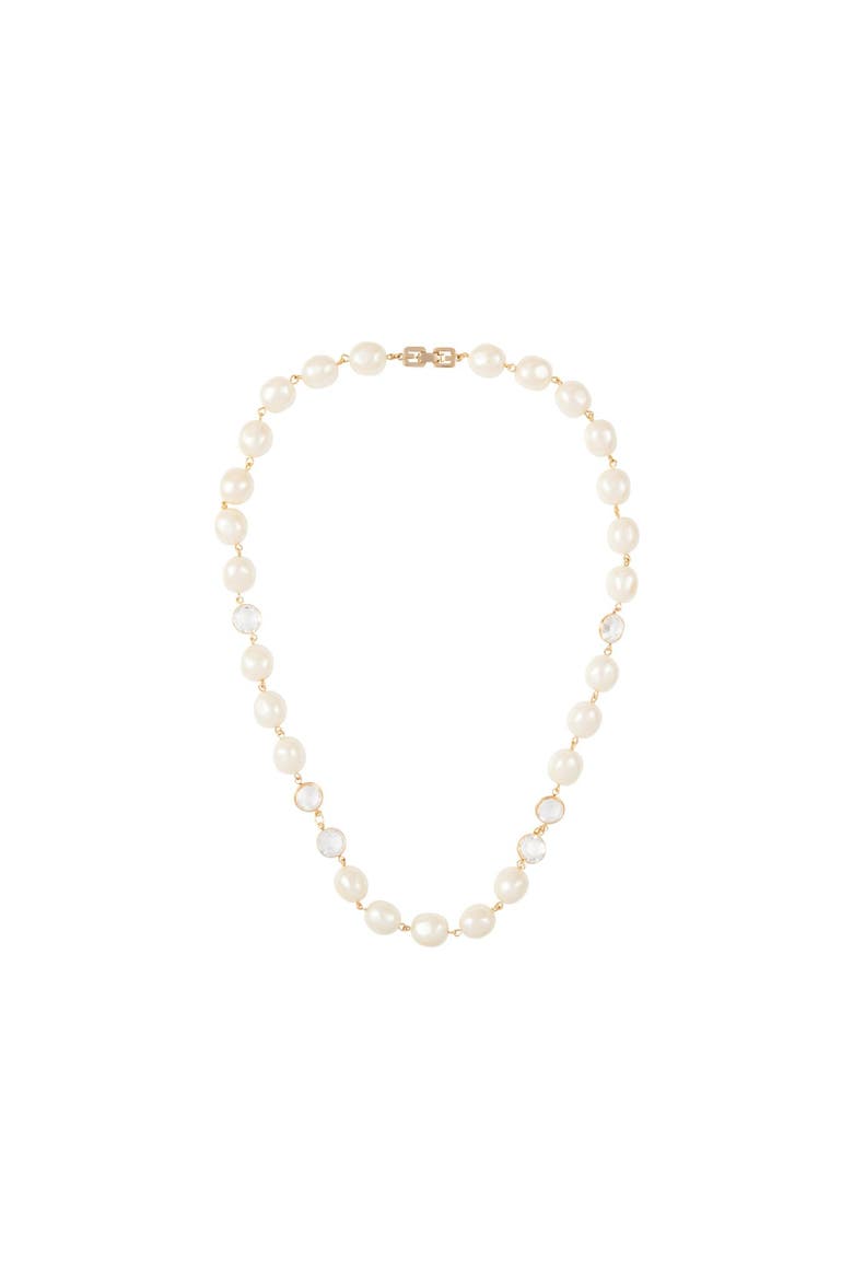 1990s Vintage Givenchy Faux Pearl Statement Necklace, Main, color, Faux Pearl