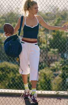 Free People FP Movement Hot Mesh Capri Pants