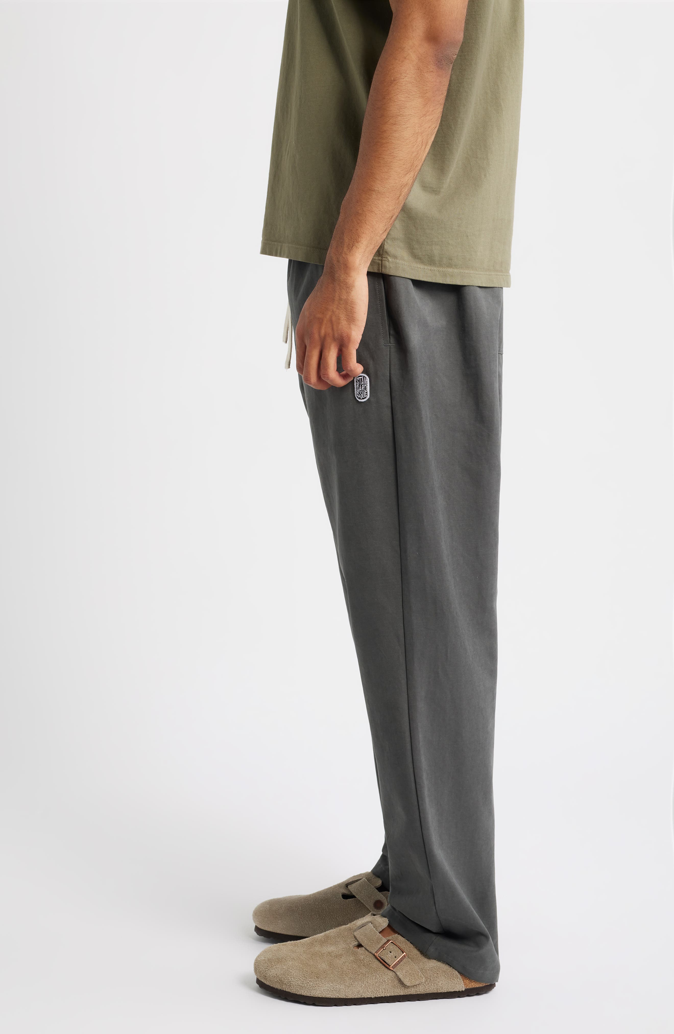 STANDARD ISSUE PD Cotton Blend Drawstring Slacker Pants (Men