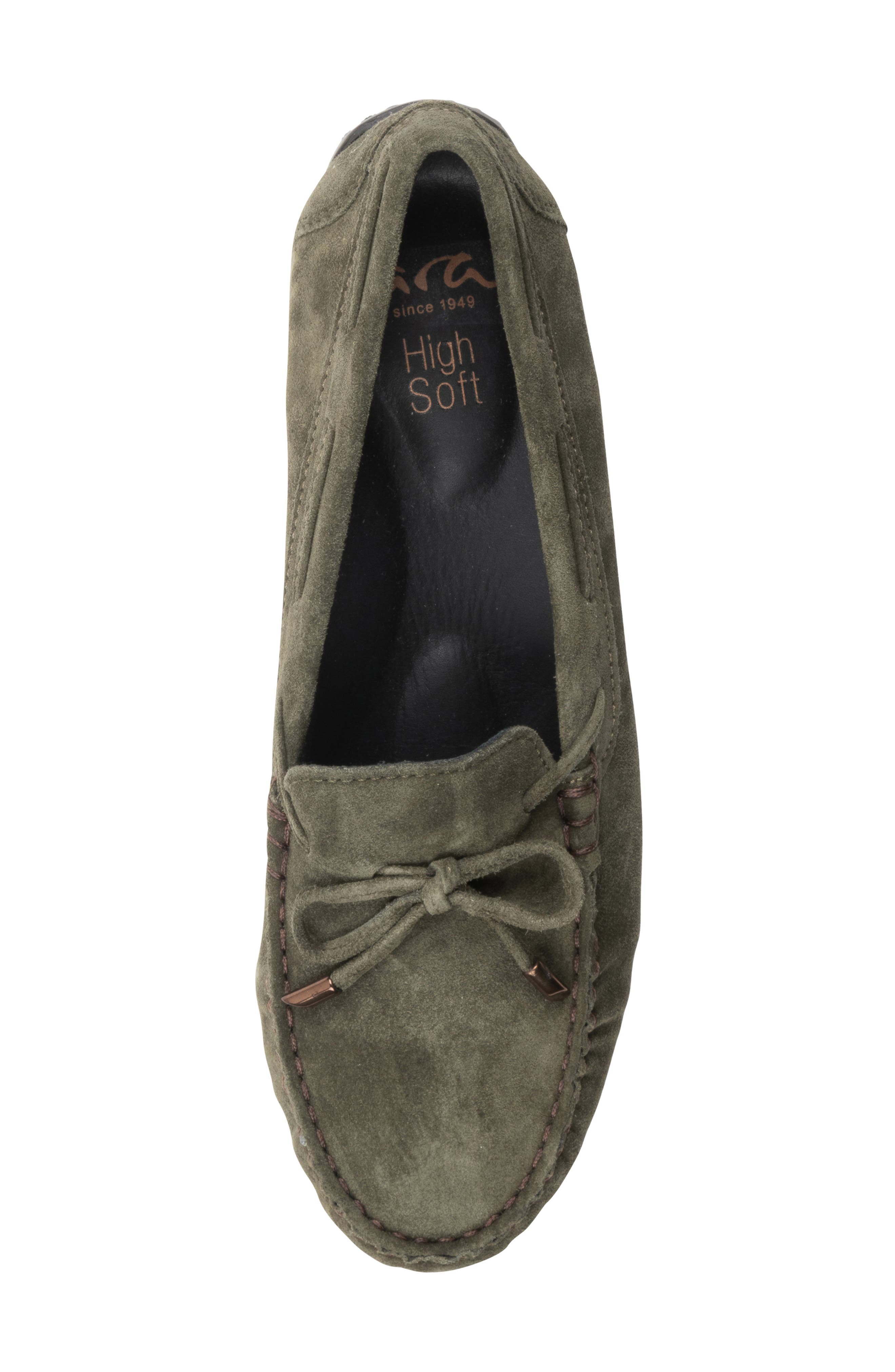 Amarillo Leather Driving Shoe, Alternate, color, FOREST