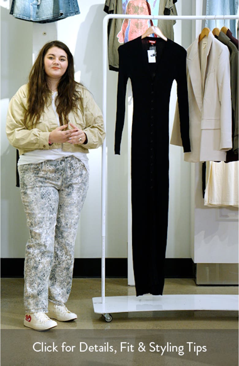 Shoko Long Sleeve Sweater Dress, sales video thumbnail