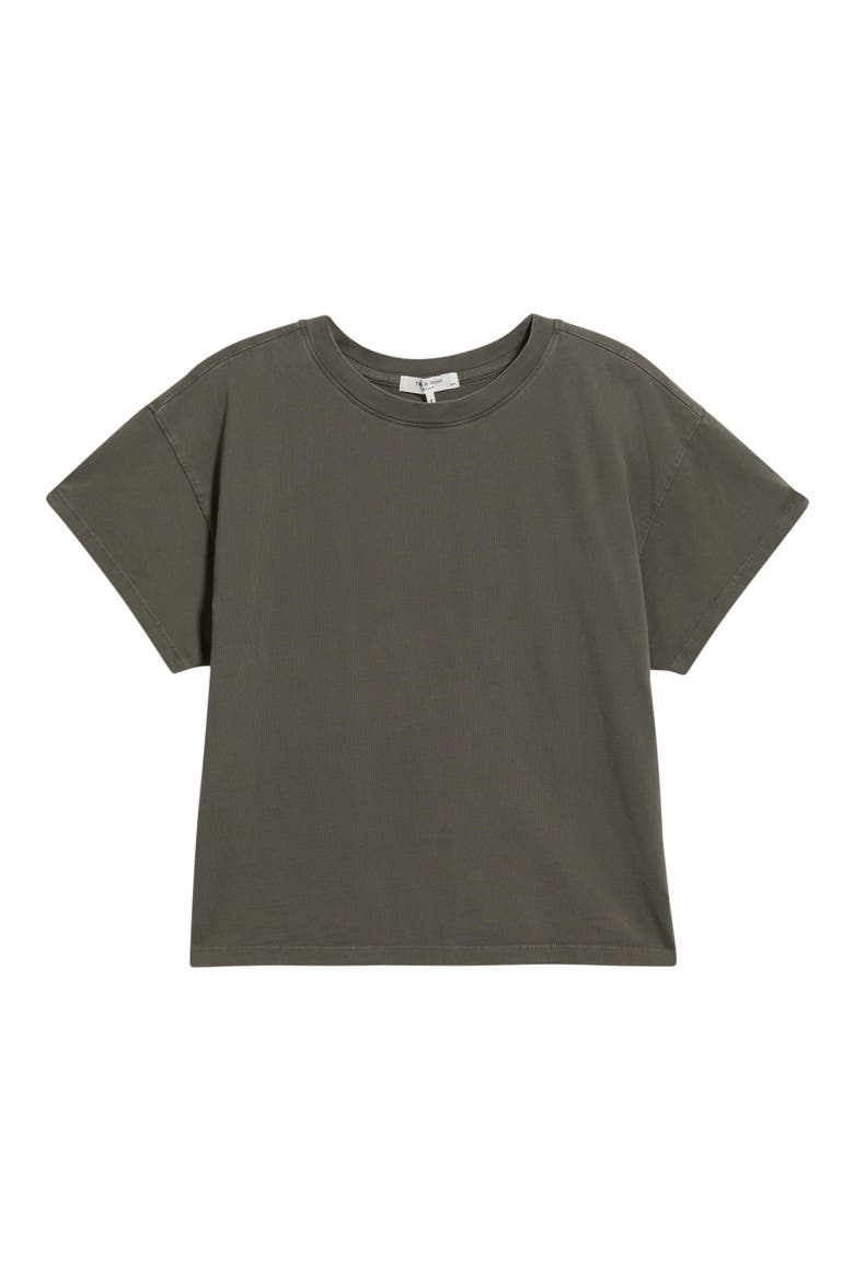 Kelly Washed Boxy Cotton T-Shirt, Alternate, color, SLATE
