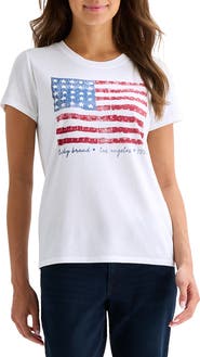 Lucky Brand Bandana Flag Short Sleeve T-Shirt