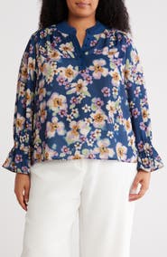 Gemma + Jane Ruffle Long Sleeve Top