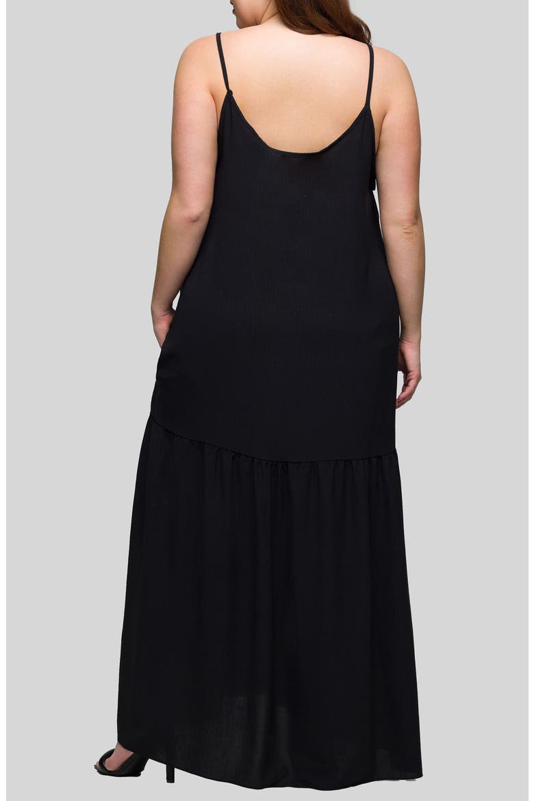 Jersey Maxi Dress, Alternate, color, BLACK