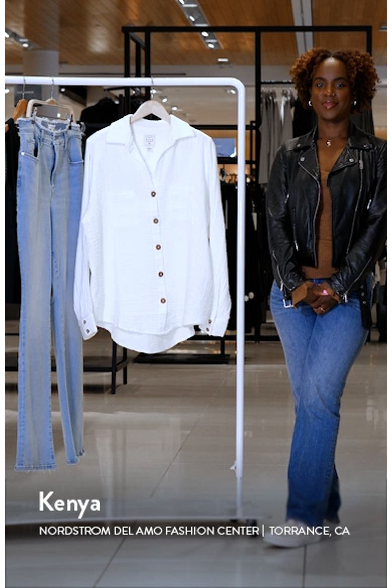 Billabong Swell Gauze Button-Up Shirt (Women) | Nordstrom
