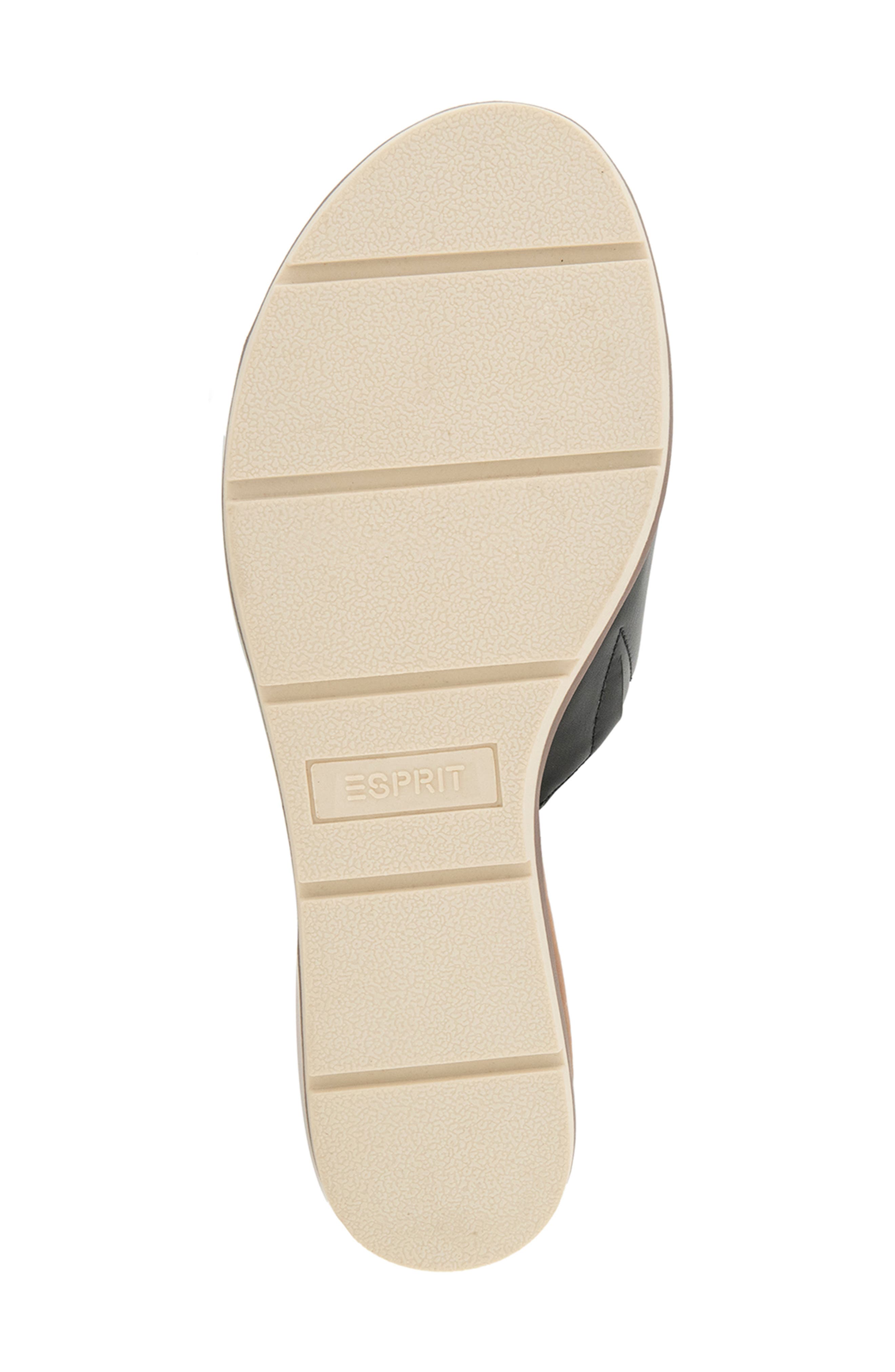 Esprit Delaney Slide Sandal, Alternate, color, Black Pu