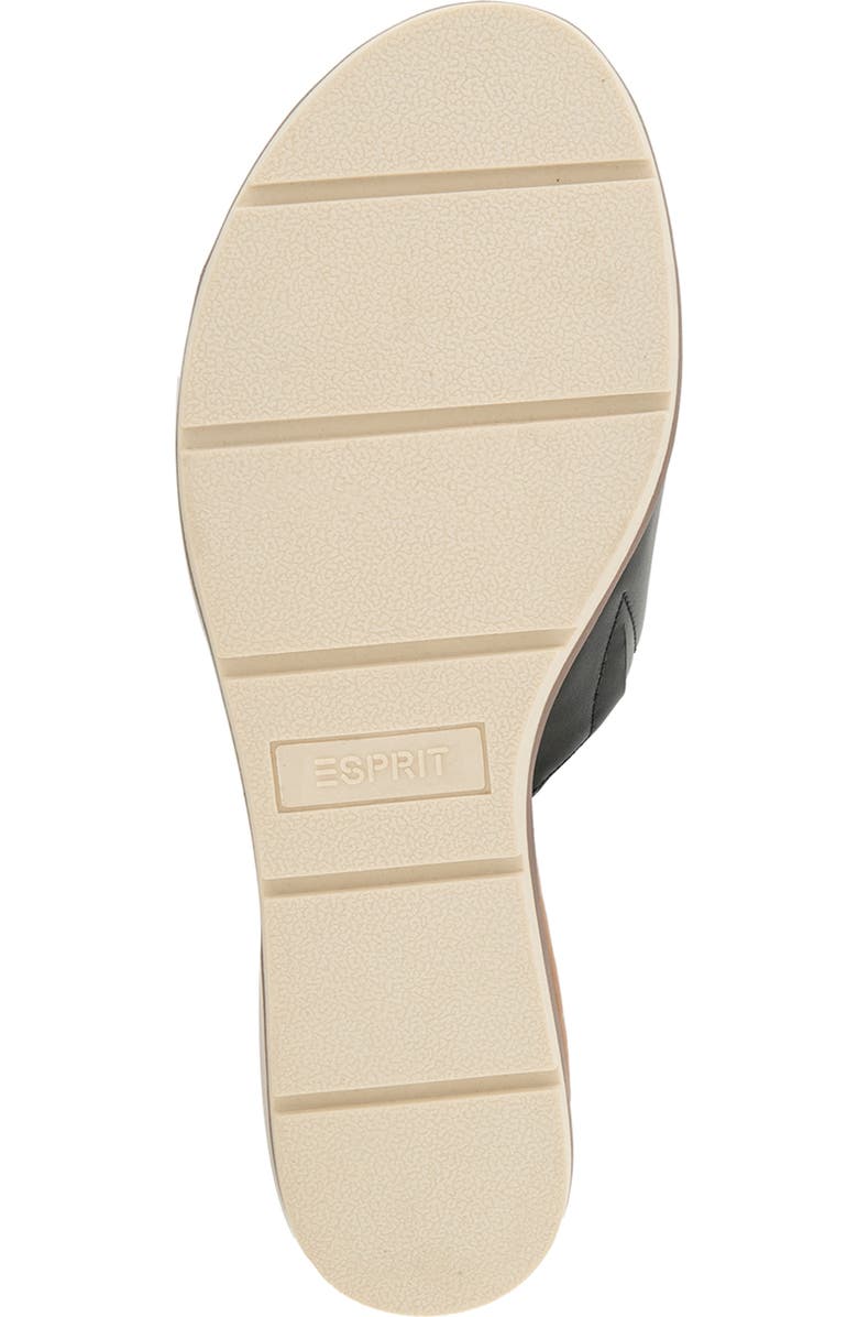 Esprit Delaney Slide Sandal, Alternate, color, Black Pu
