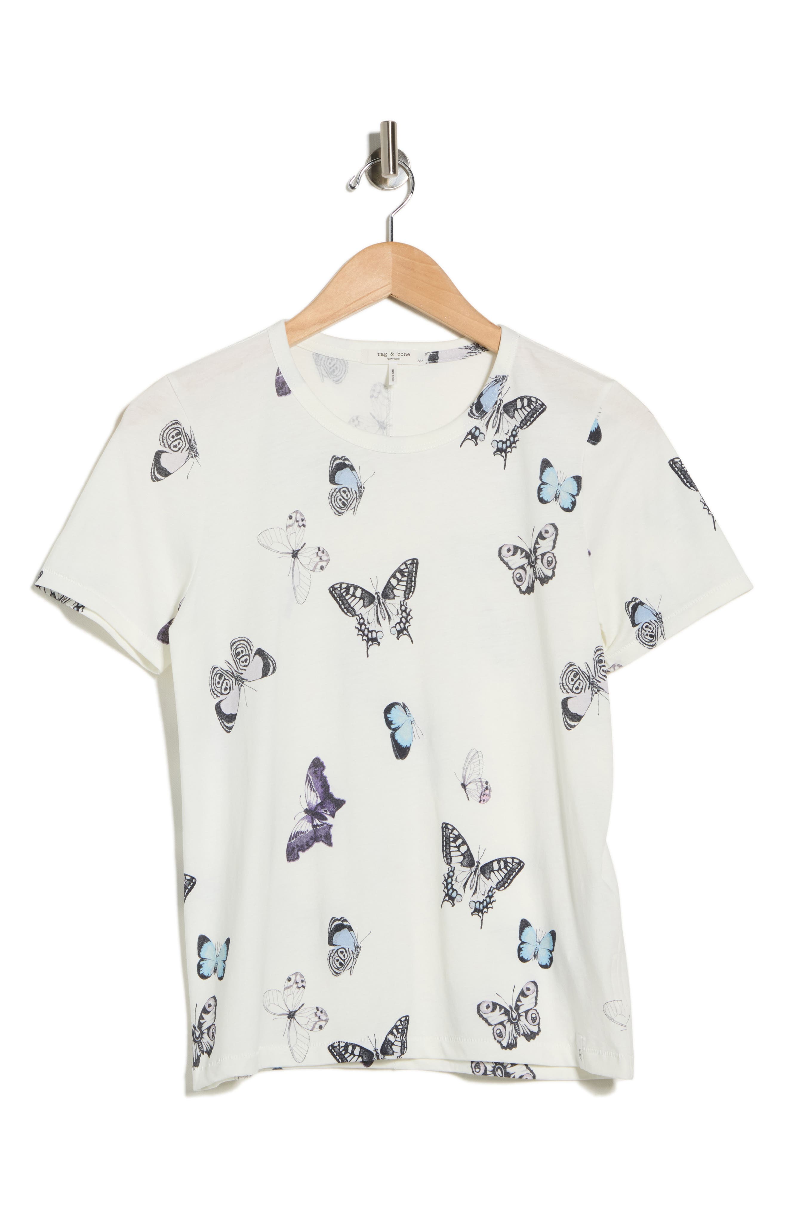 rag & bone Butterfly Jersey T-Shirt