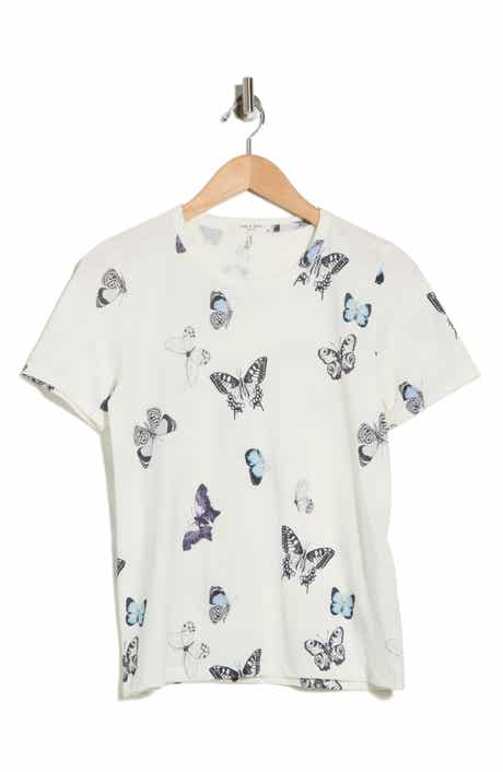 rag & bone Butterfly Jersey T-Shirt