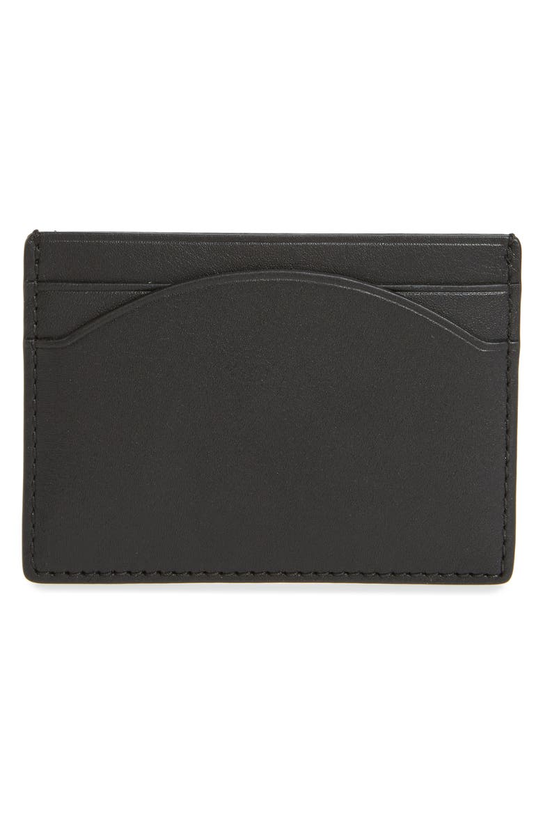 Leather Card Case, Alternate, color, BLACK