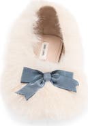 Sandy Liang Furry Slipper Pump