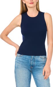 Halogen® Rib Sweater Tank