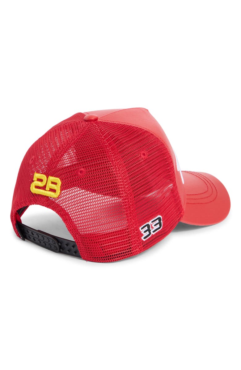 PURPLE BRAND Formula 1 Denim Trucker Hat, Alternate, color, 