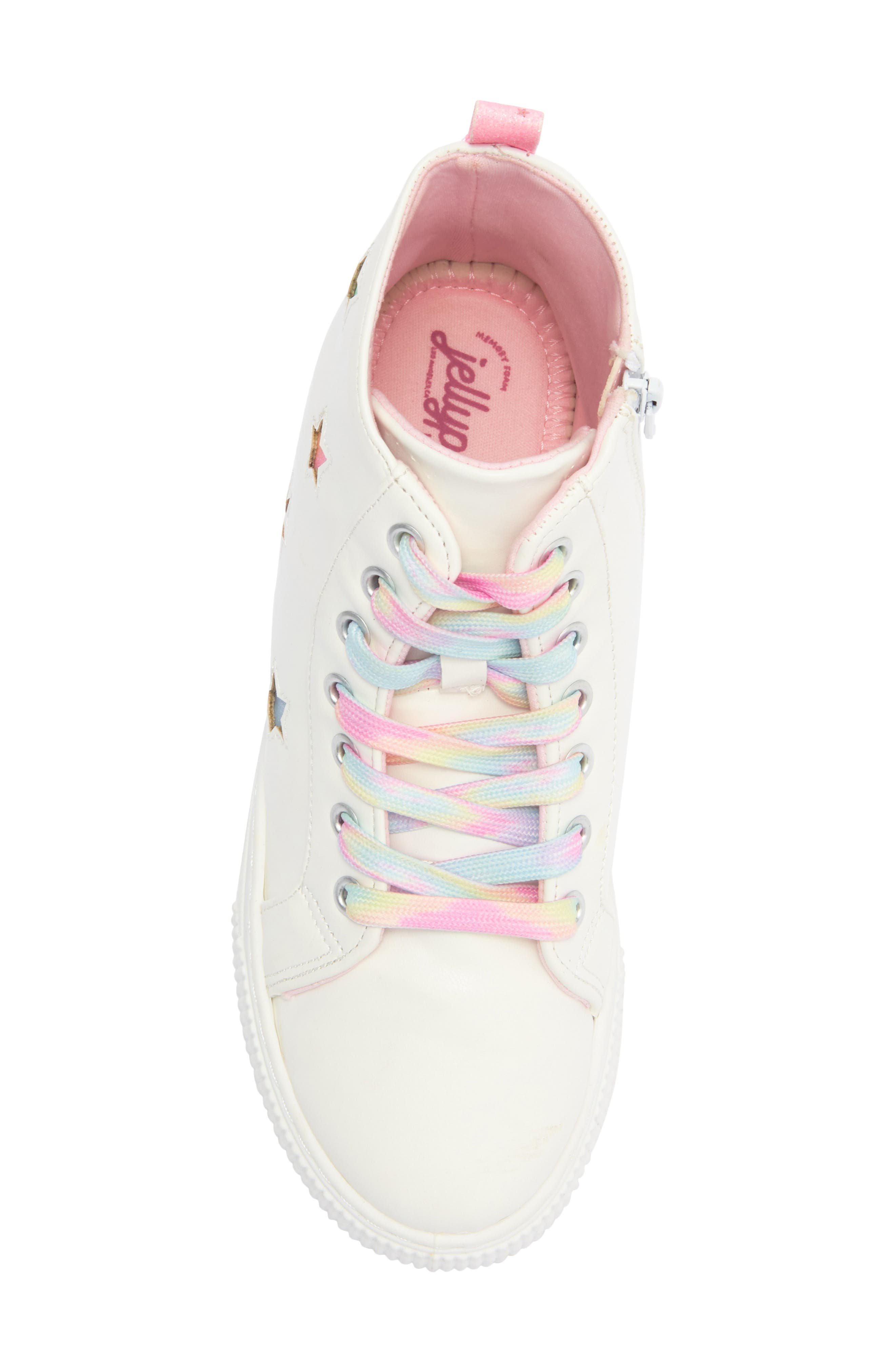 JELLYPOP Kids' Maisha Butterfly Sneaker, Alternate, color, Pastel Multi