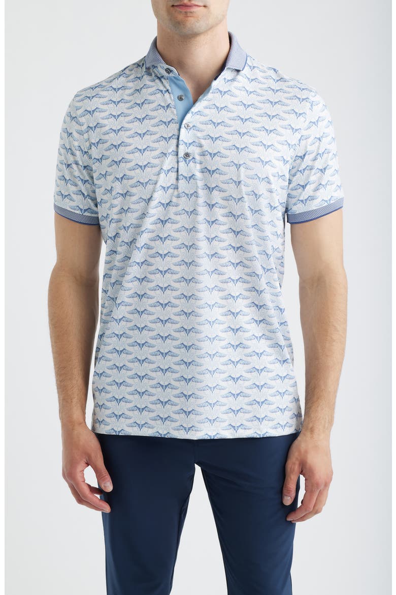 Silver Stilt Performance Polo, Main, color, ARCTIC