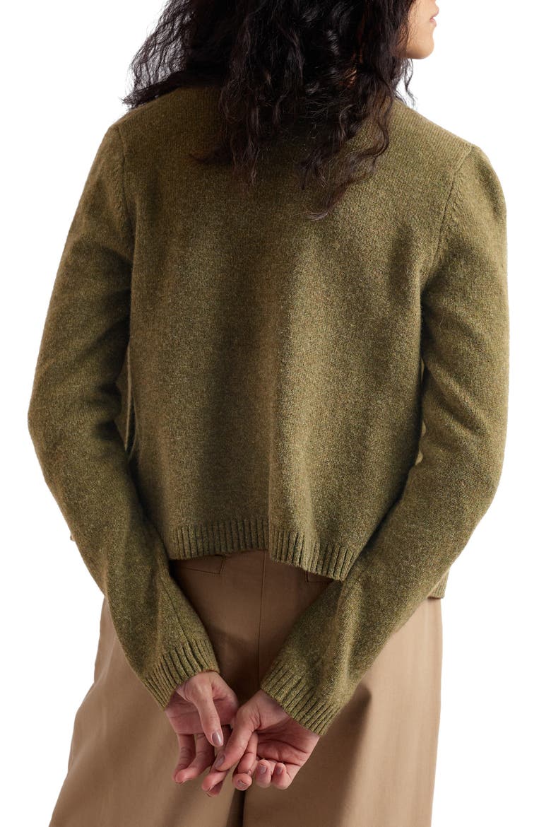 Tern Tide Merino Wool Blend Cardigan, Alternate, color, SEAGRASS