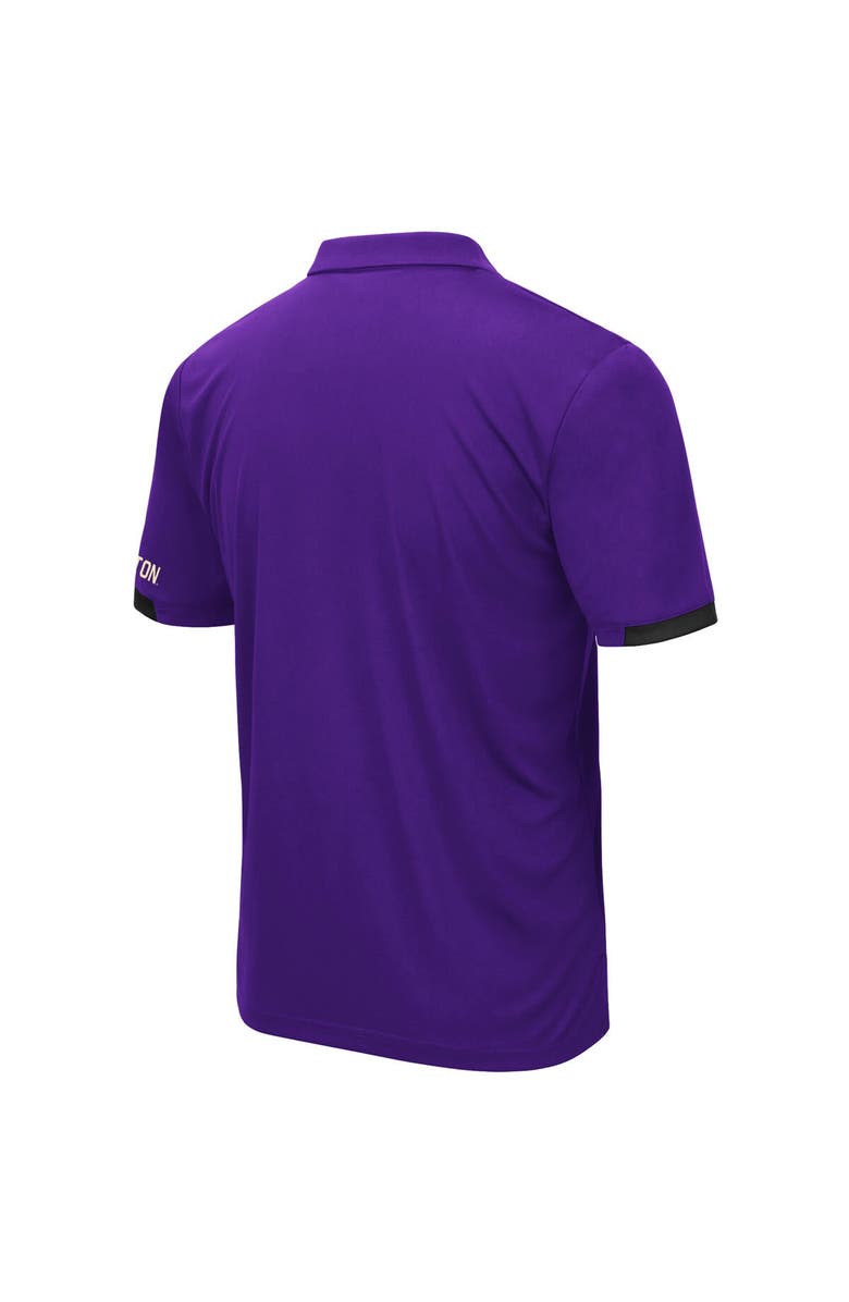 COLOSSEUM Men's Colosseum Purple Washington Huskies Santry Lightweight Polo, Alternate, color, Purple