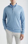 Peter Millar Comfort Interlock Organic Cotton Blend Quarter Zip Pullover