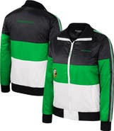 THE WILD COLLECTIVE Women's The Wild Collective Green Oregon Ducks Color-Block Puffer Full-Zip Jacket