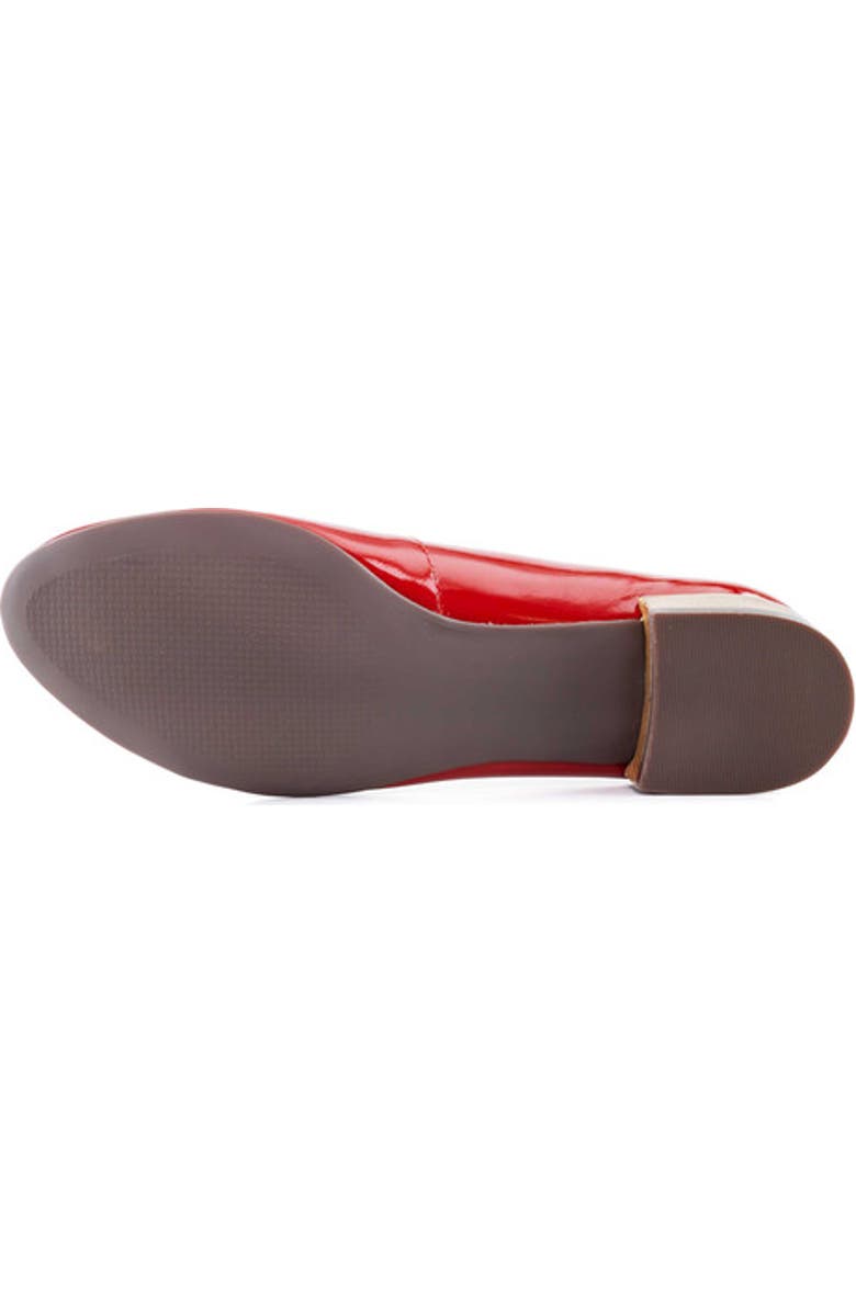 Marc Joseph New York Madison Leather Flat, Alternate, color, Campari Patent