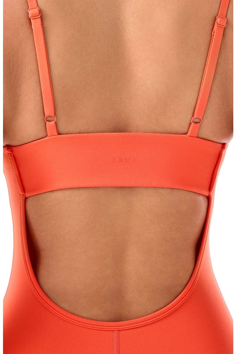 Short Bodysuit, Alternate, color, HOT CORAL