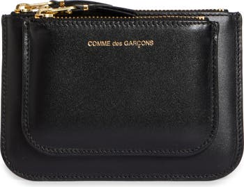 comme des garçons outside pocket half zip wallet | noodle