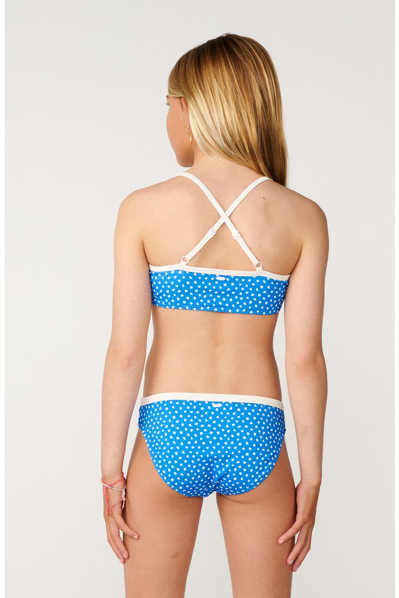 Kids' Nova Polka Dot Two-Piece Swimsuit, Alternate, color, BRIGHT BLUE