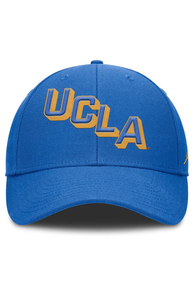Jordan Brand Men's Jordan Brand Blue UCLA Bruins Slanted Primetime Rise Performance Adjustable Hat, Alternate, color, Blue