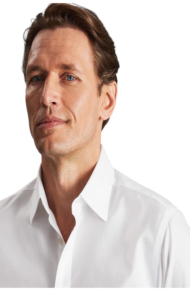 Charles Tyrwhitt Non-Iron Twill Shirt, Alternate, color, White