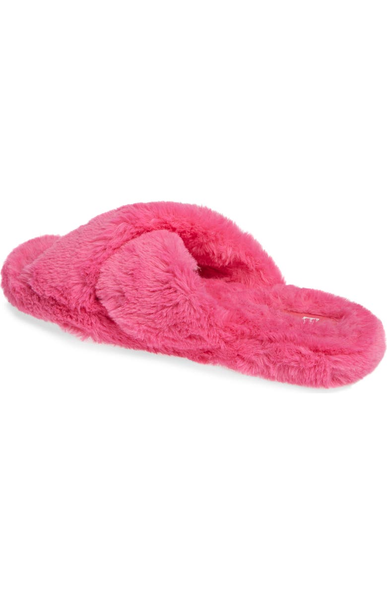 BP. Giaa Faux Fur Slipper, Alternate, color,