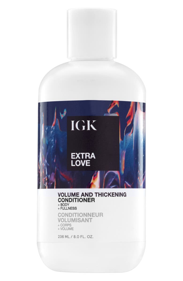 IGK Extra Love Volume & Thickening Hair Conditioner, Main, color, 