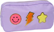 Malibu Sugar Medium Nylon Pouch with Assorted Patches