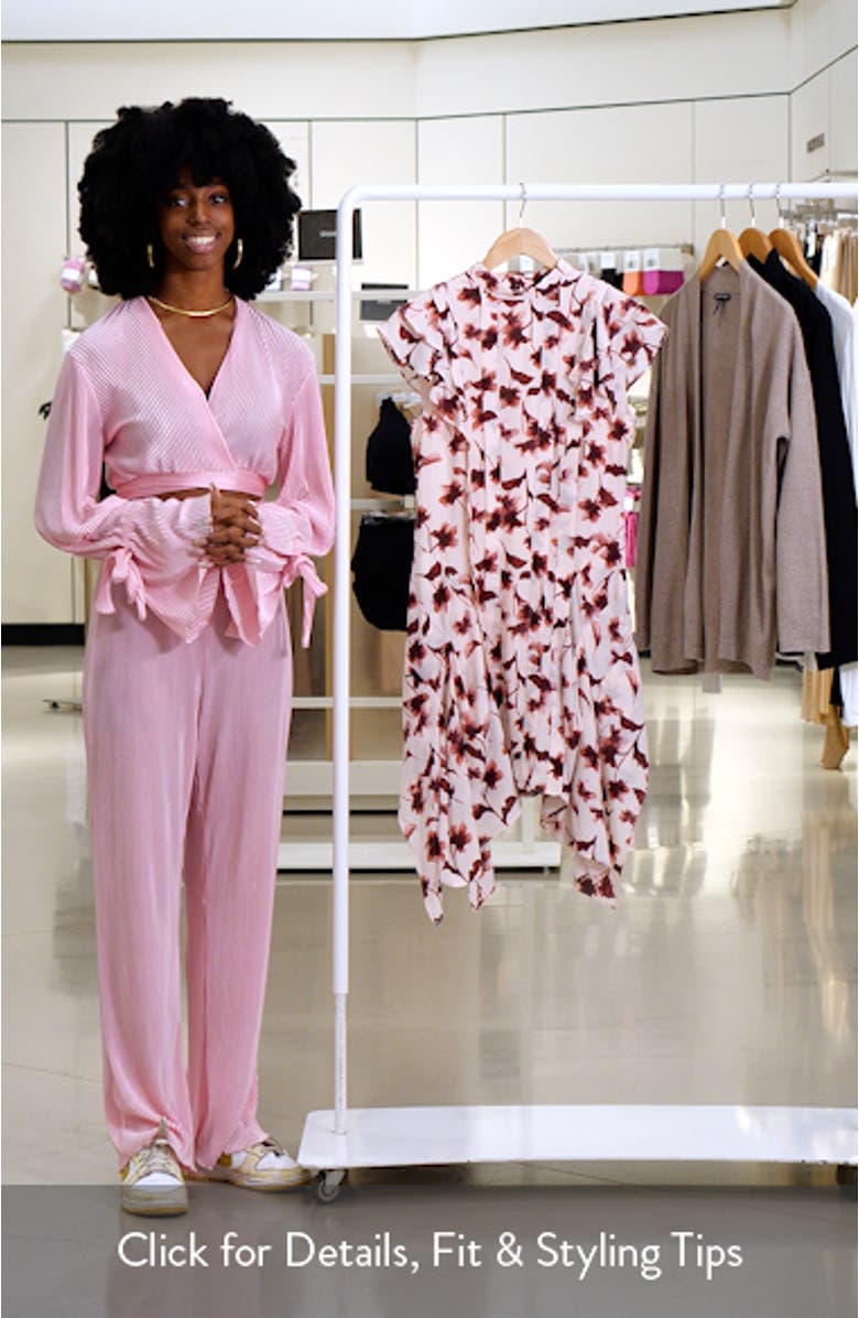 Pintuck Shark Bite Hem Dress, sales video thumbnail