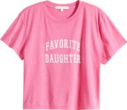 Favorite Daughter Collegiate Crop Graphic Tee