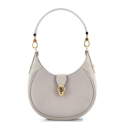 Serpenti Ellipse Crossbody Bag Leather Mini