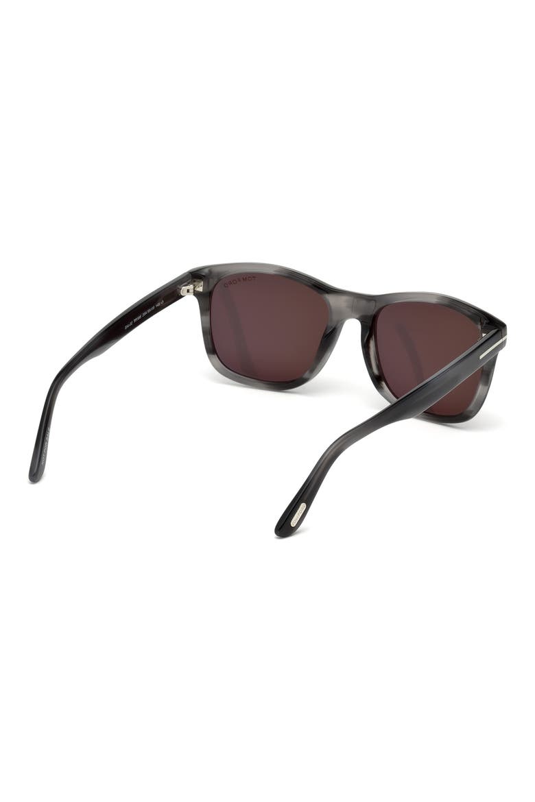 Eric 55mm Sunglasses, Alternate, color, GREY / SMOKE