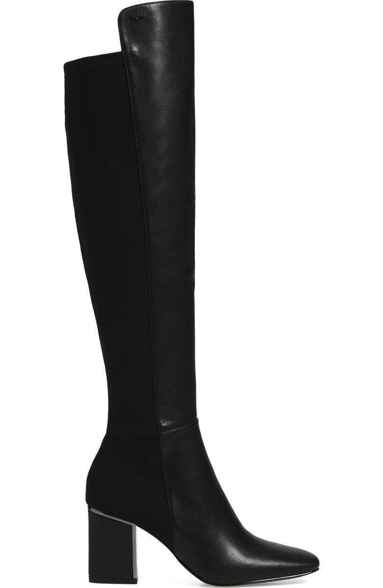 DKNY Cilli Knee High Boot, Alternate, color, Black