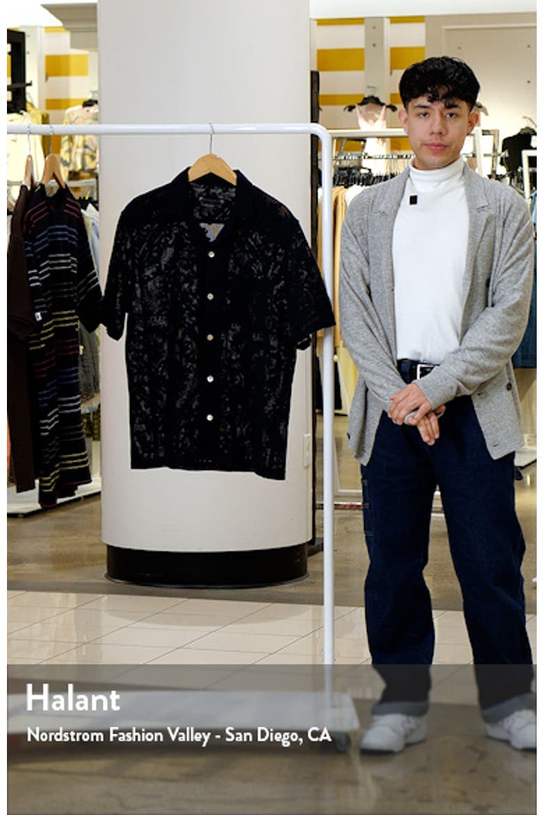 Cerrito Relaxed Fit Lace Camp Shirt video
