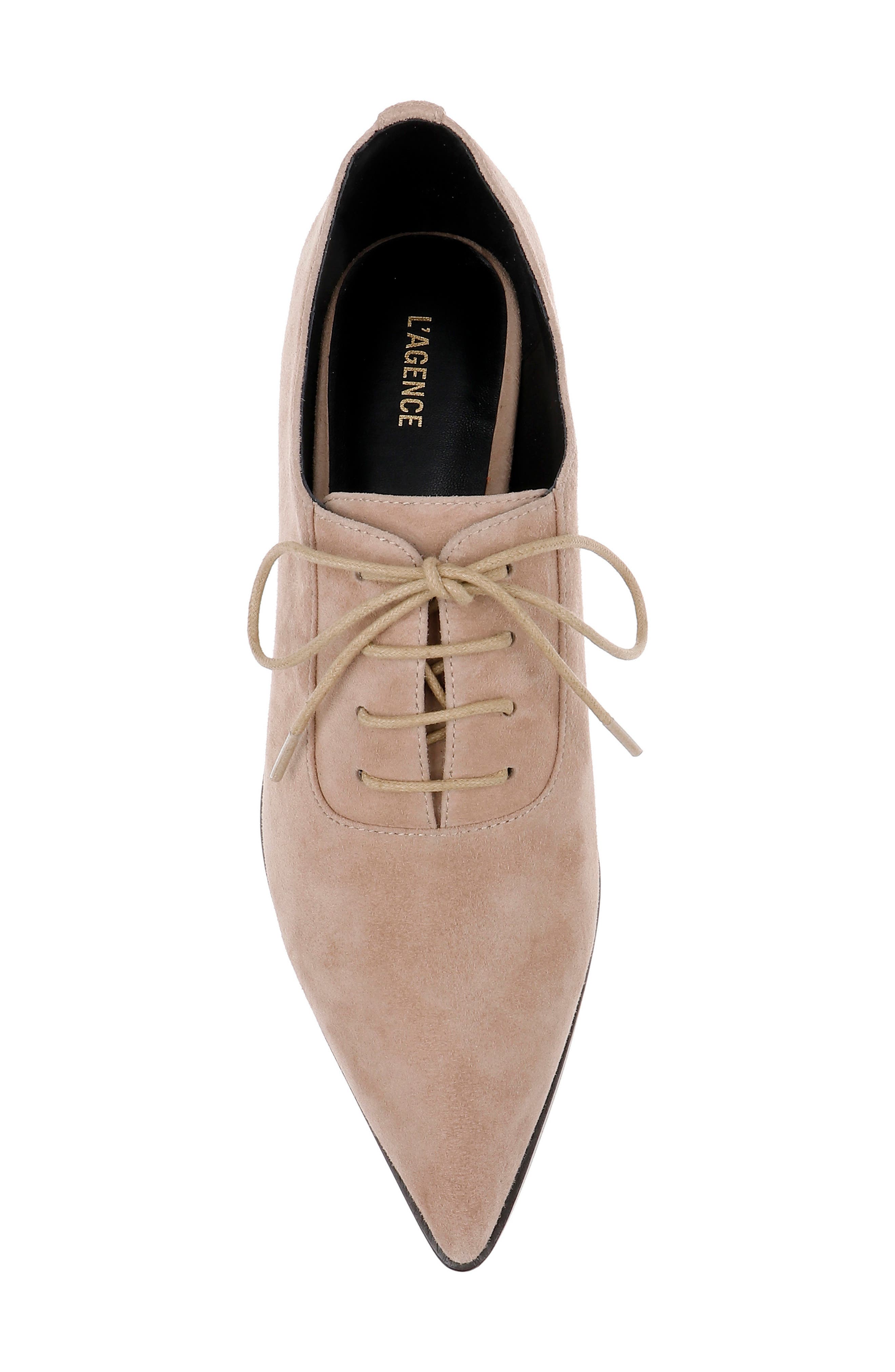 L'AGENCE Elise III Pointed Toe Oxford, Alternate, color, 