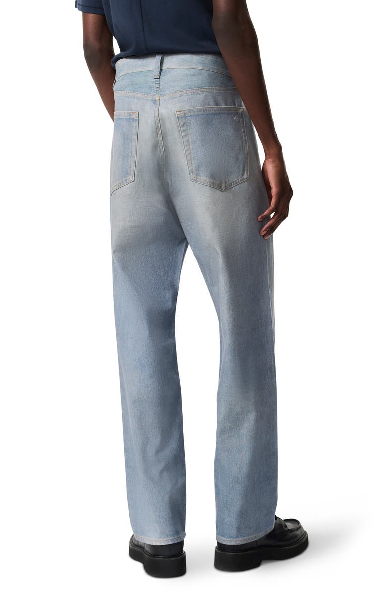 rag & bone Fit 4 Miramar Canvas Straight Leg Jeans, Alternate, color, Elmont