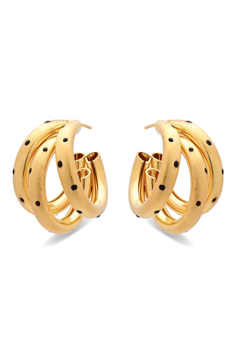 Katarina Hoop Earrings, Alternate, color, GOLD
