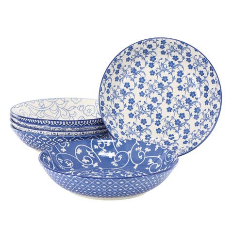Aurora 6 Piece Assorted Porcelain Bowl Set
