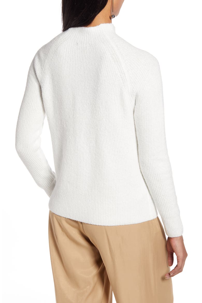 Mock Neck Sweater, Alternate, color, IVORY CLOUD