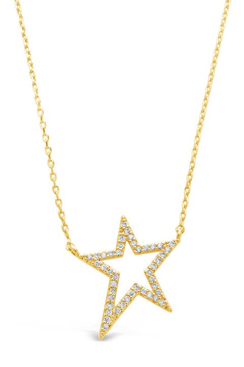 Cubic Zirconia Star Necklace