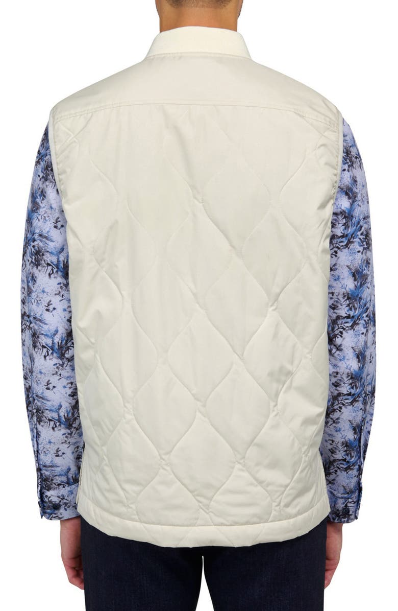 Brooklyn Brigade Solid Quilted Puffer Vest, Alternate, color, Stone