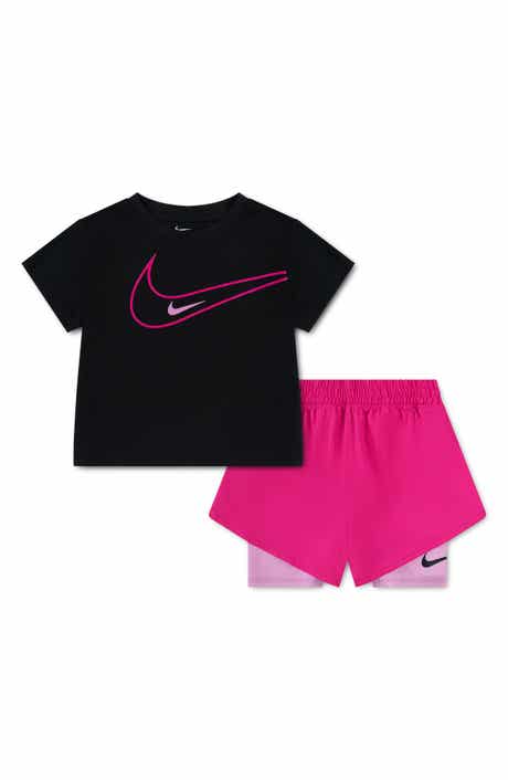 Nike Kids' Dri-FIT T-Shirt & Twofer Shorts Set