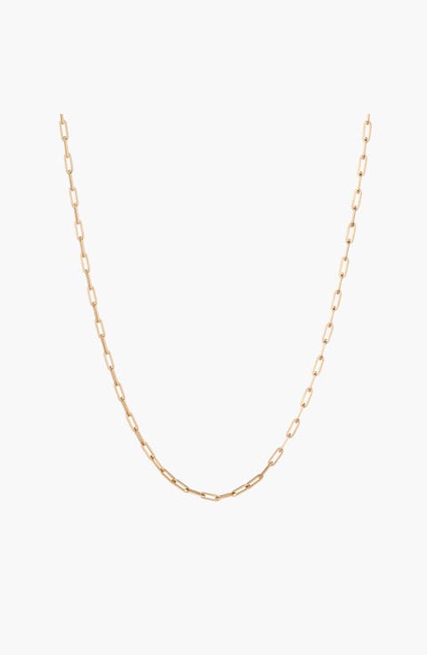 Medium Paperclip Chain Necklace