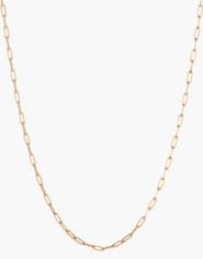 Aurate New York Medium Paperclip Chain Necklace